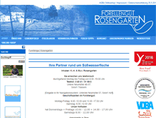 Tablet Screenshot of fisch-rosengarten.de